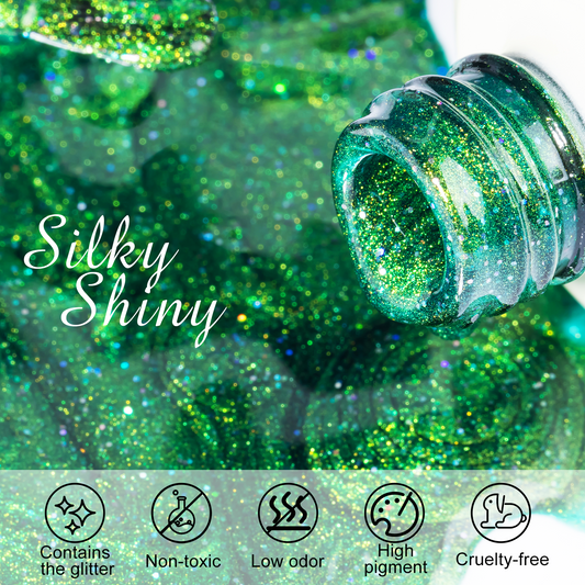 Green Cat Eye Gel Polish (15ML)