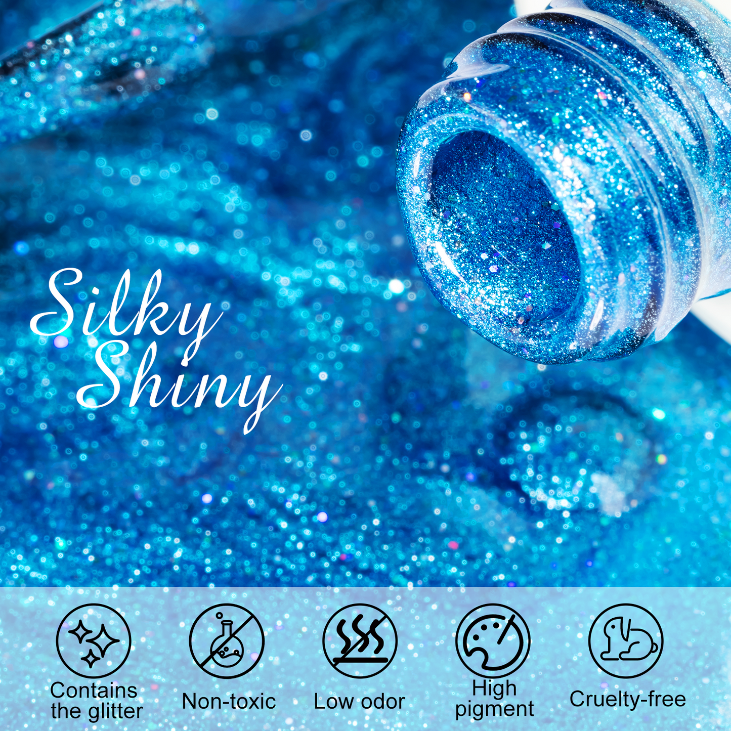 Blue Cat Eye Gel Polish (15ML)