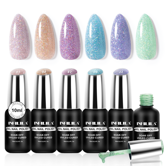 Reflective Glitter Gel Polish 10ml