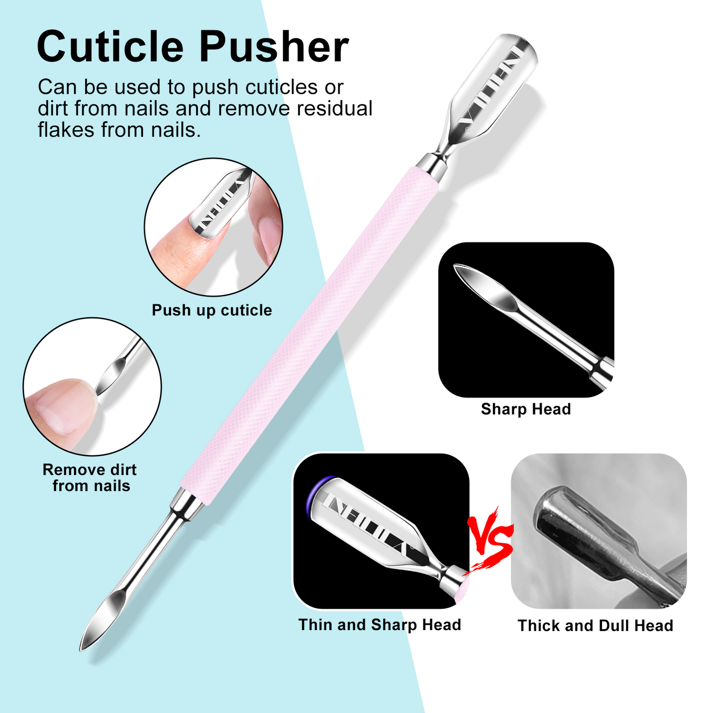 Cuticle Remover Kit 4Pcs