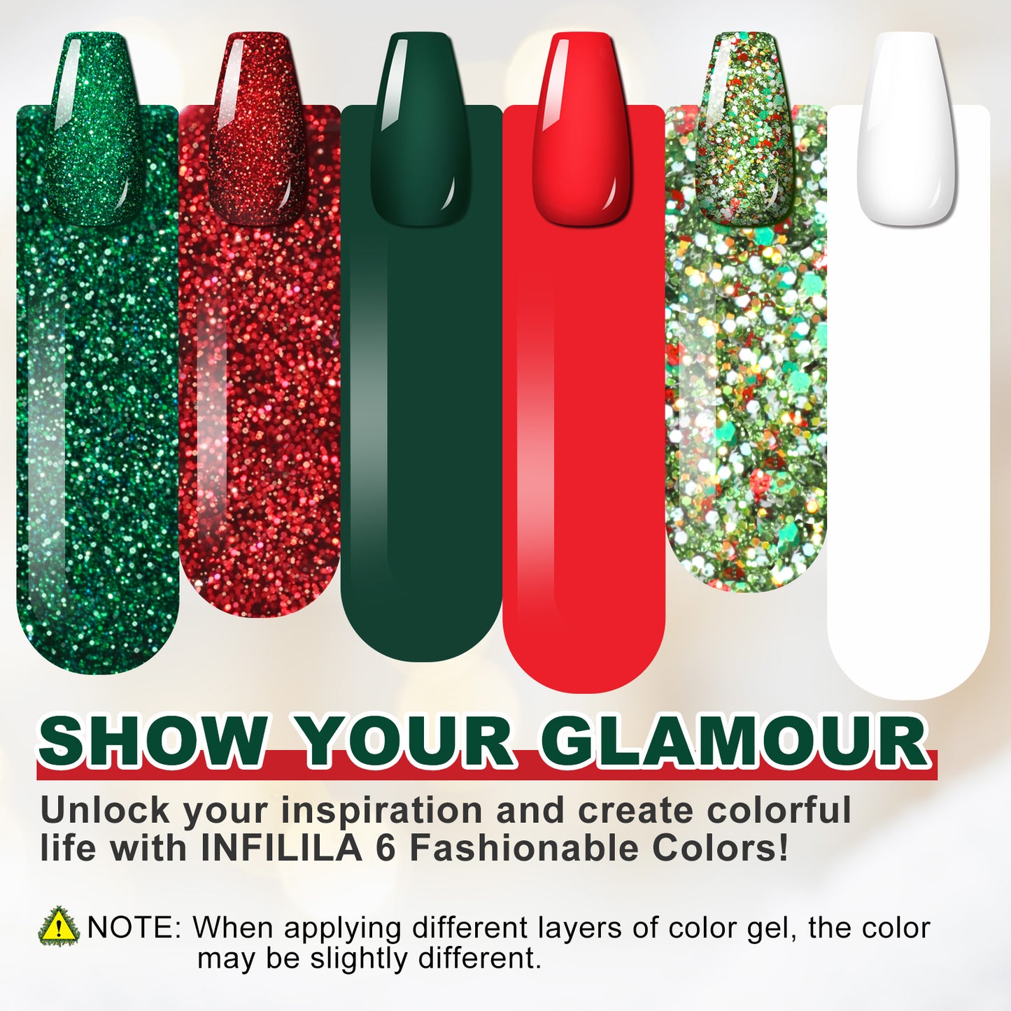 Christmas Gel Nail Polish 10ml