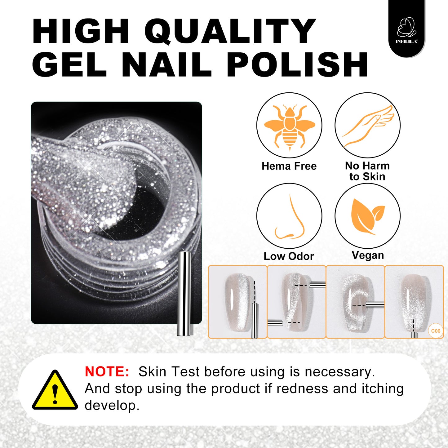 Cat Eye Gel Nail Polish Set 10ml
