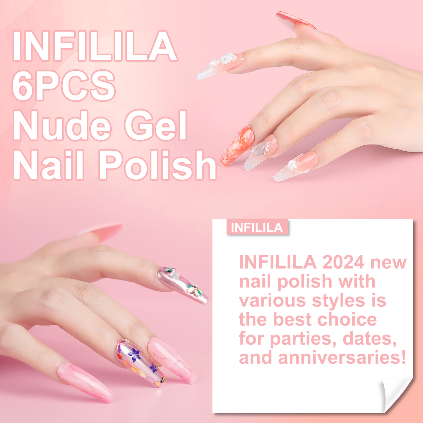 Nude Gel Polish Set 10ML