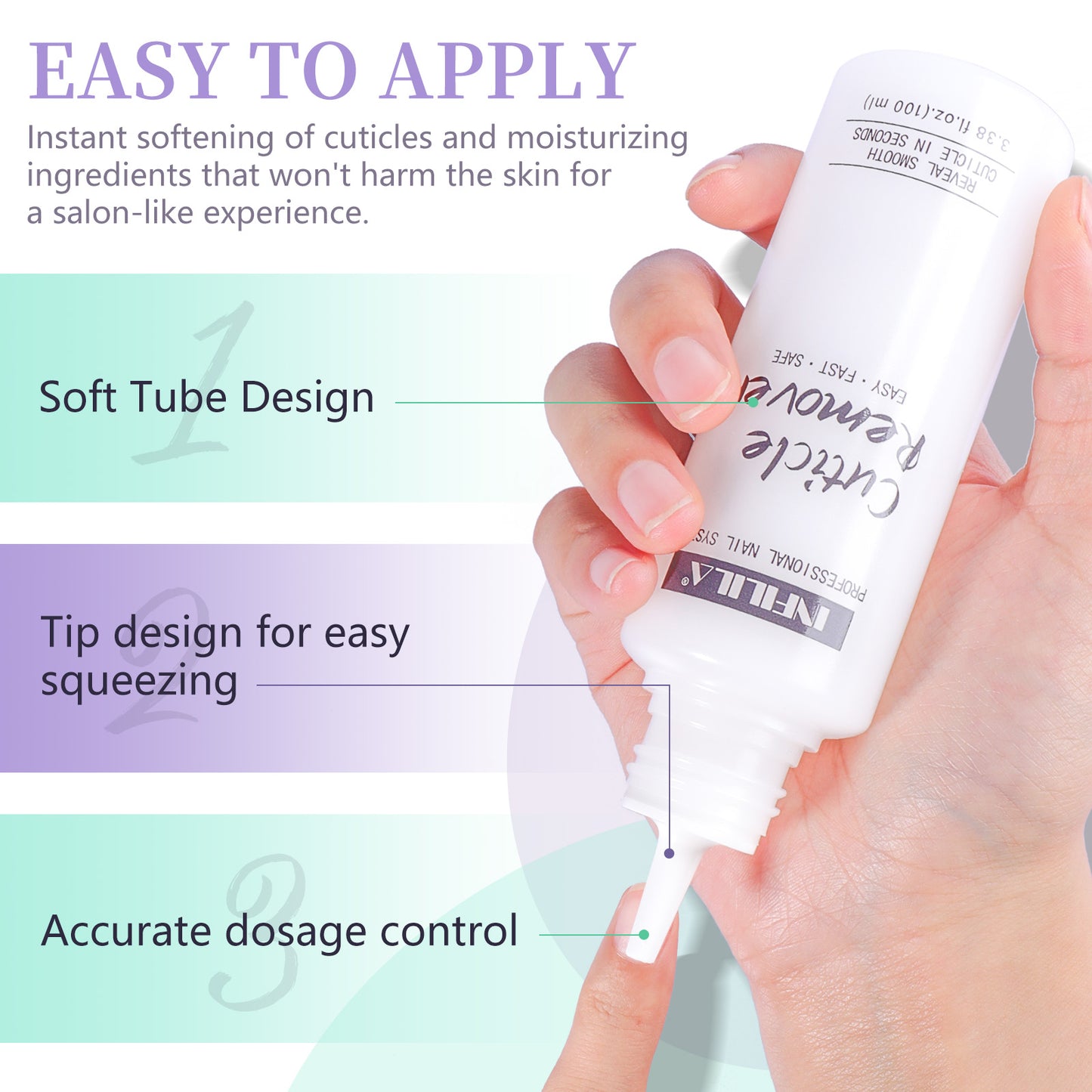 Cuticle Kit, Manicure Kit for Women Cuticle Remover Liquid Cuticle Softener