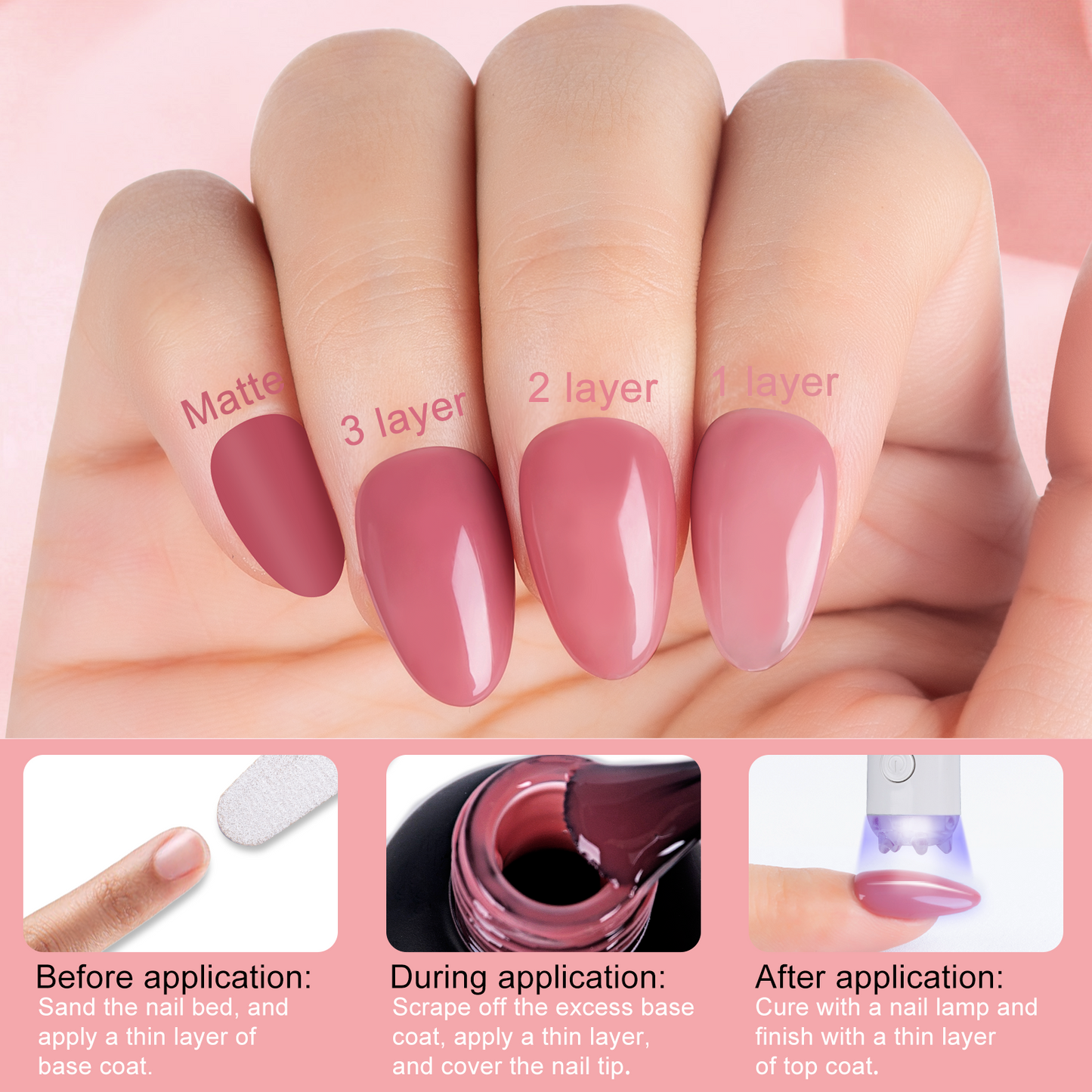 Nude Gel Polish Set 10ML
