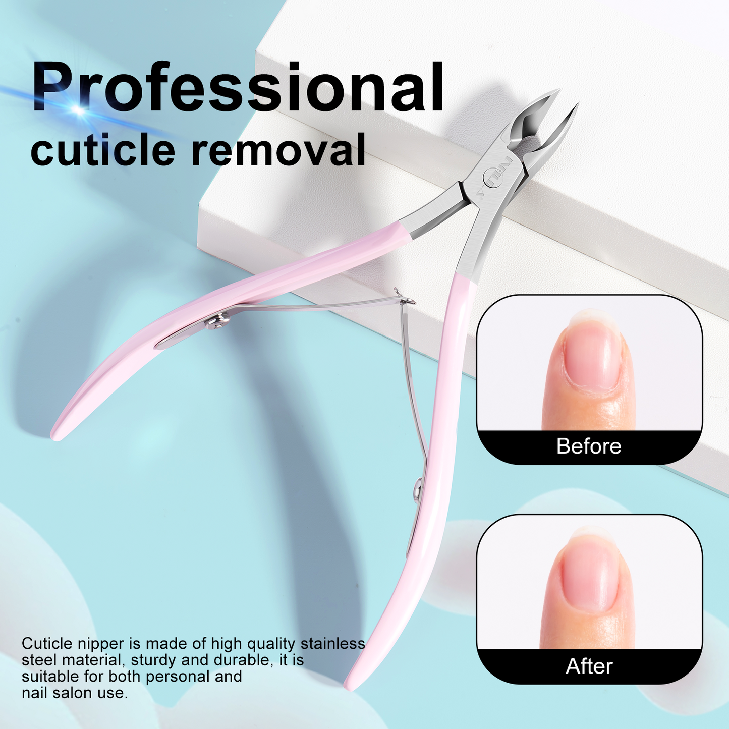 Cuticle Trimmer with Cuticle Softener