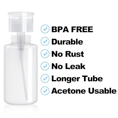 2pcs Acetone Pump Dispenser