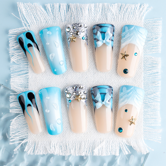 Billie Crush | 3D Glazed Candy Duckbill Press On Nails with Gift Box