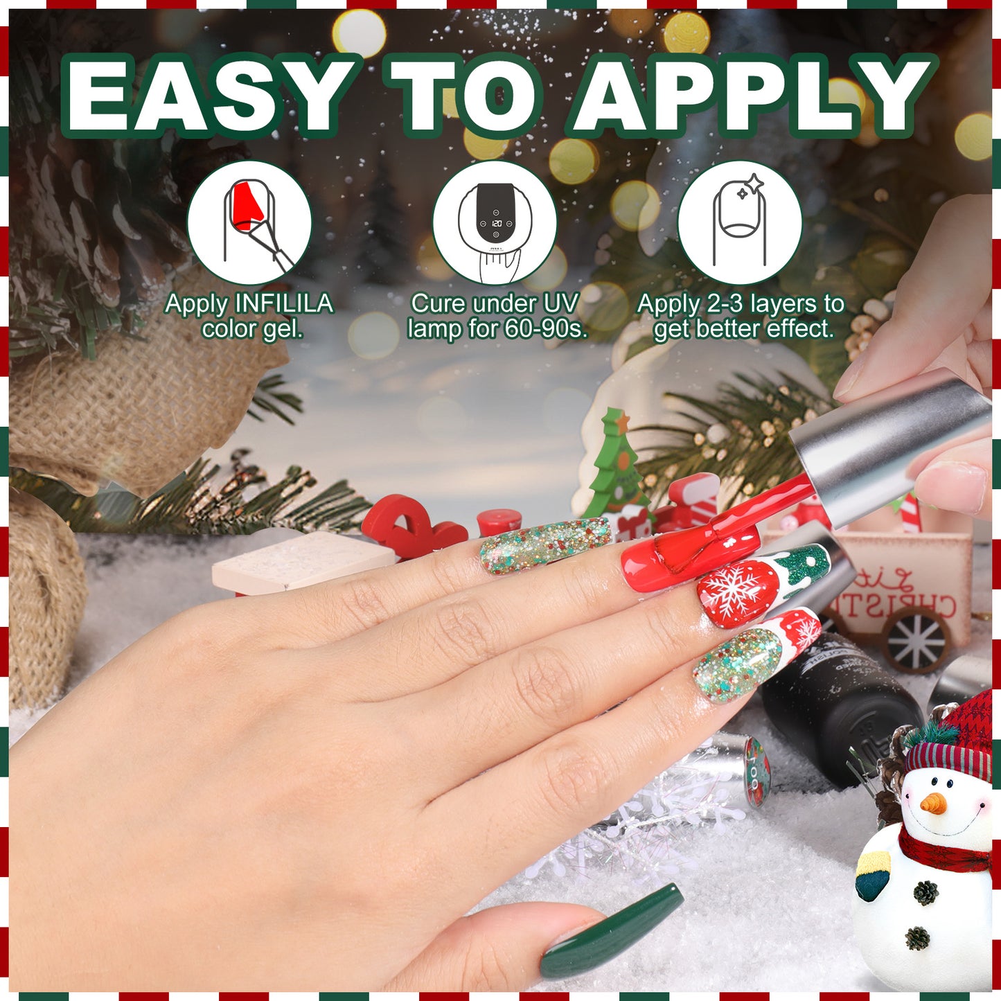 Christmas Gel Nail Polish 10ml
