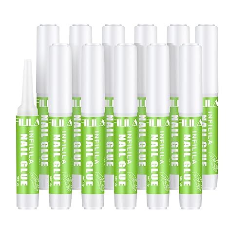 Nail Glue for Acrylic Nails, Super Strong Nail Glue for Press On Nails