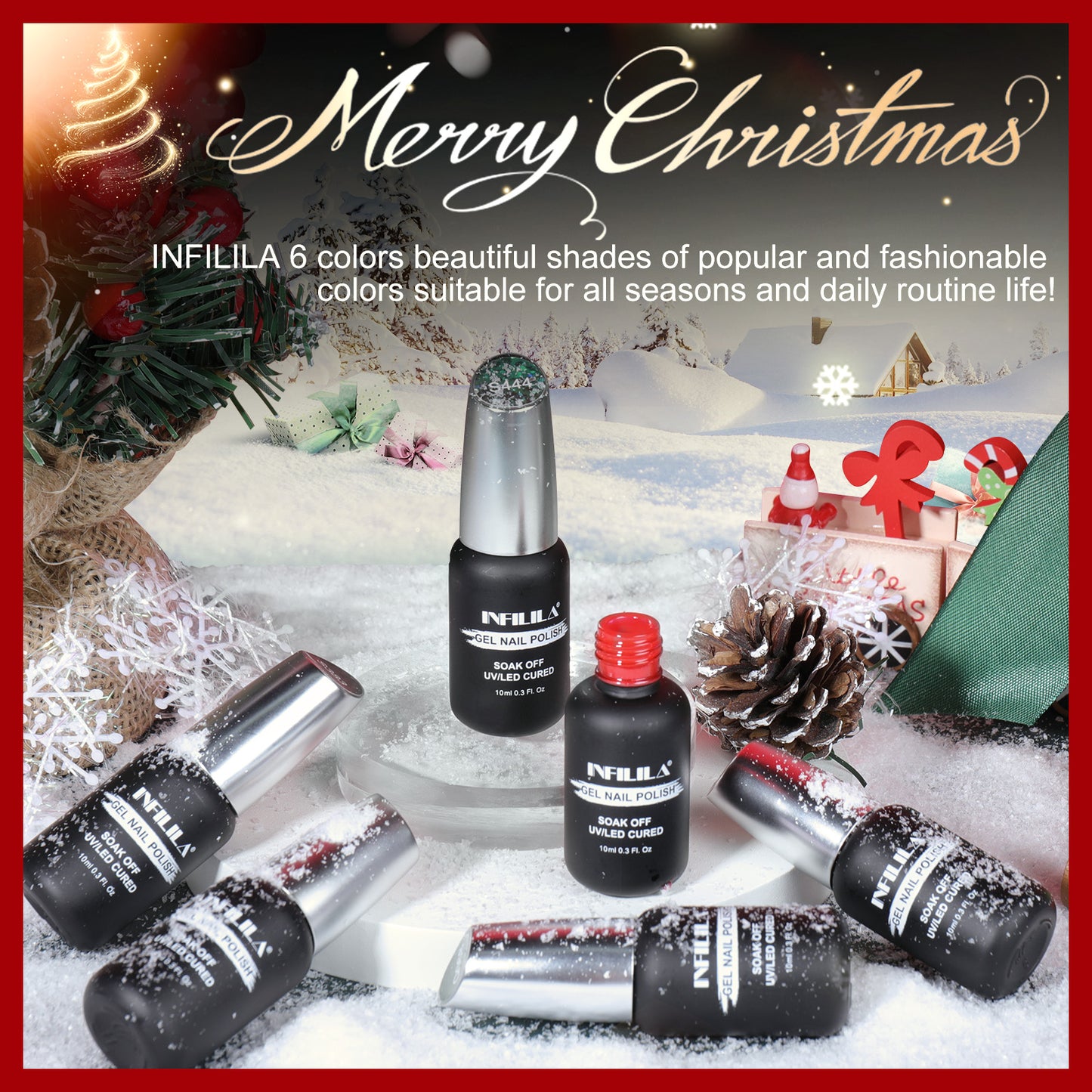 Christmas Gel Nail Polish 10ml