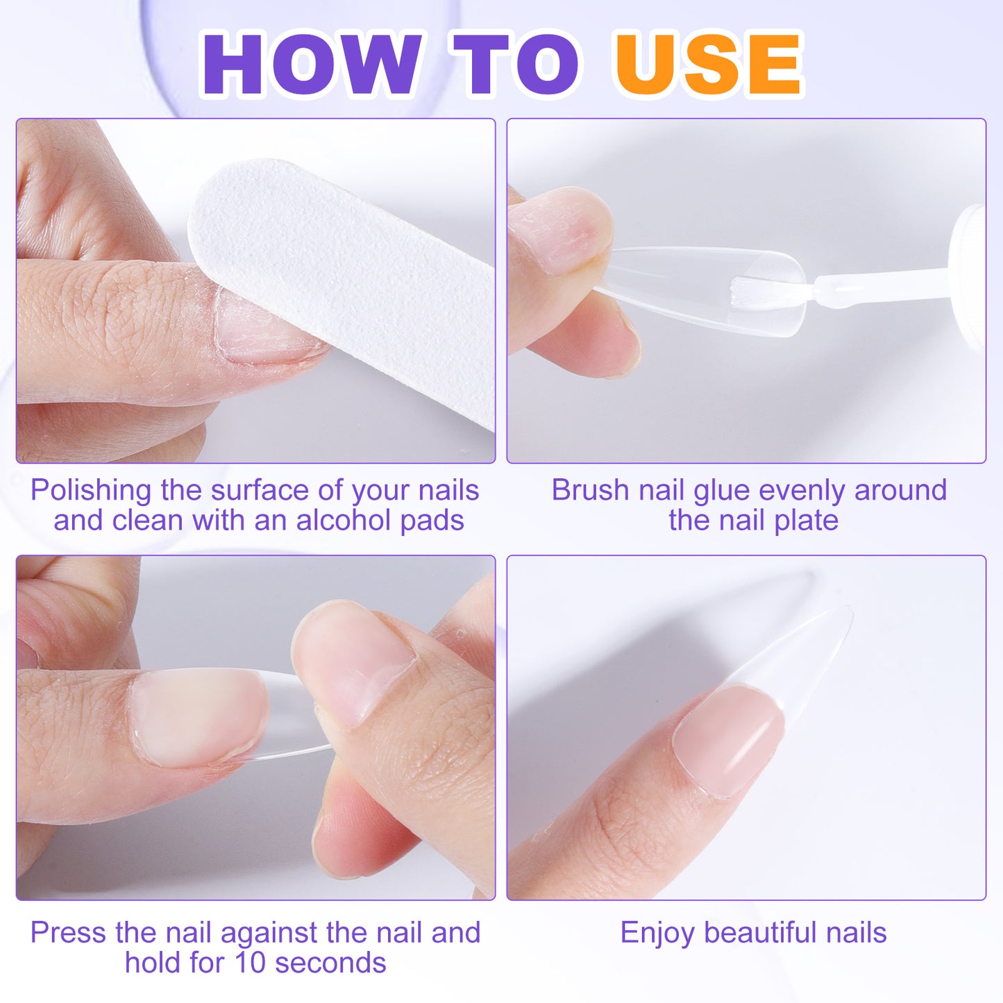 Professional Brush On Nail Glue Arcrylic Nail Glue Nail Glue for Acrylic Nails