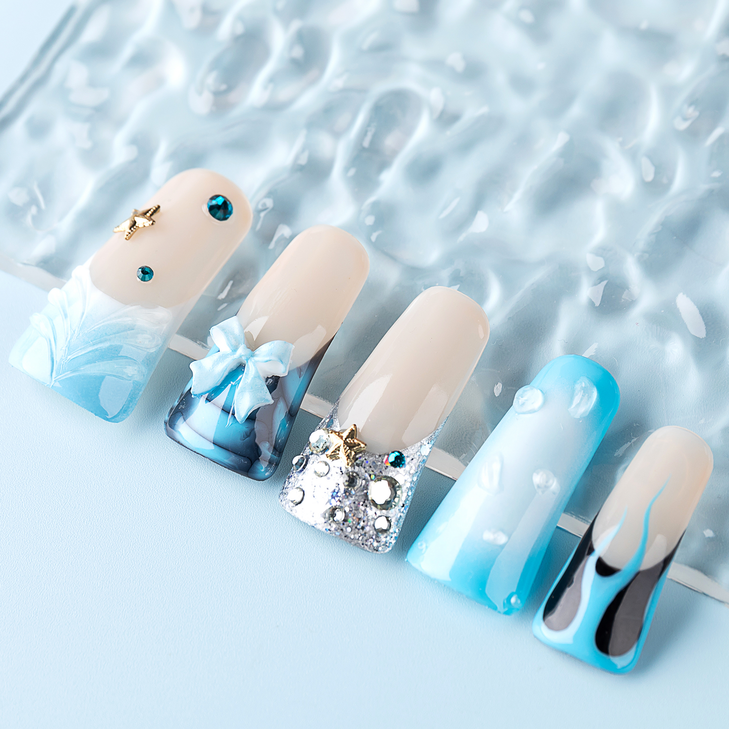 Billie Crush | 3D Glazed Candy Duckbill Press On Nails with Gift Box