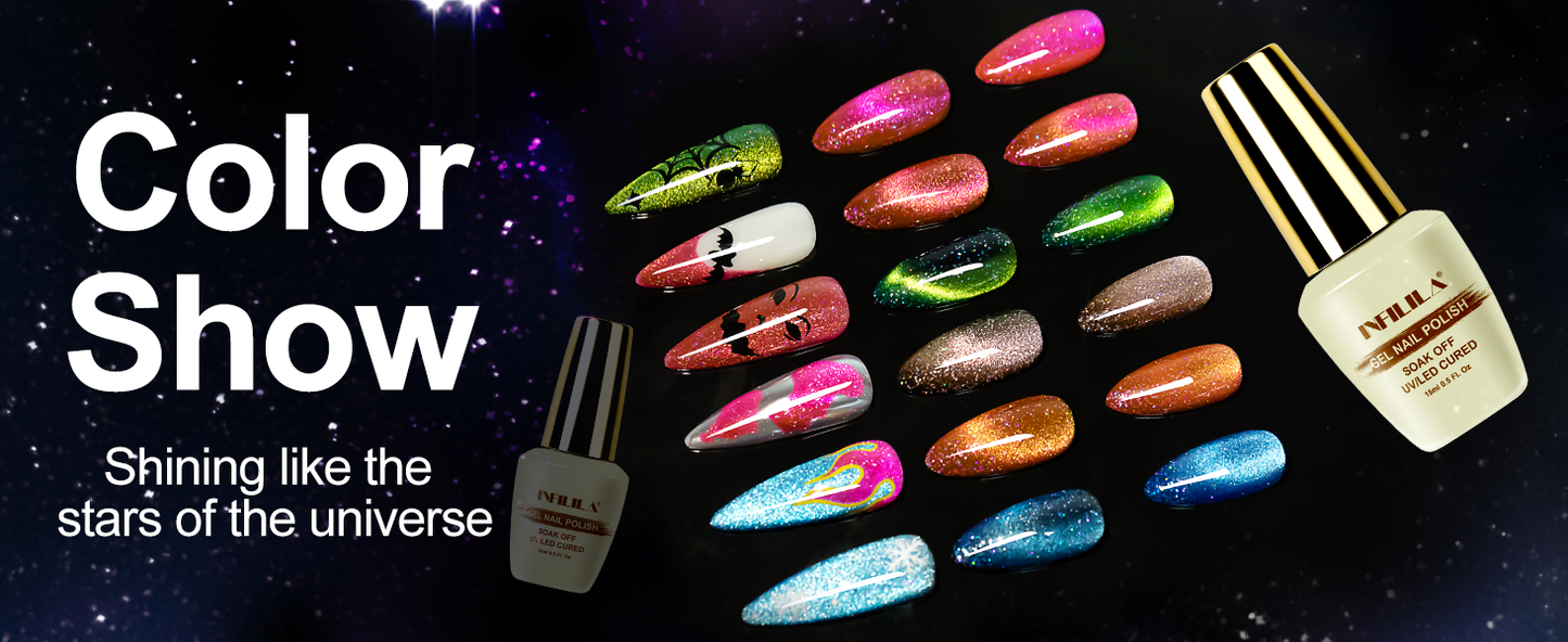 Hot Pink Cat Eye Gel Polish (15ML)