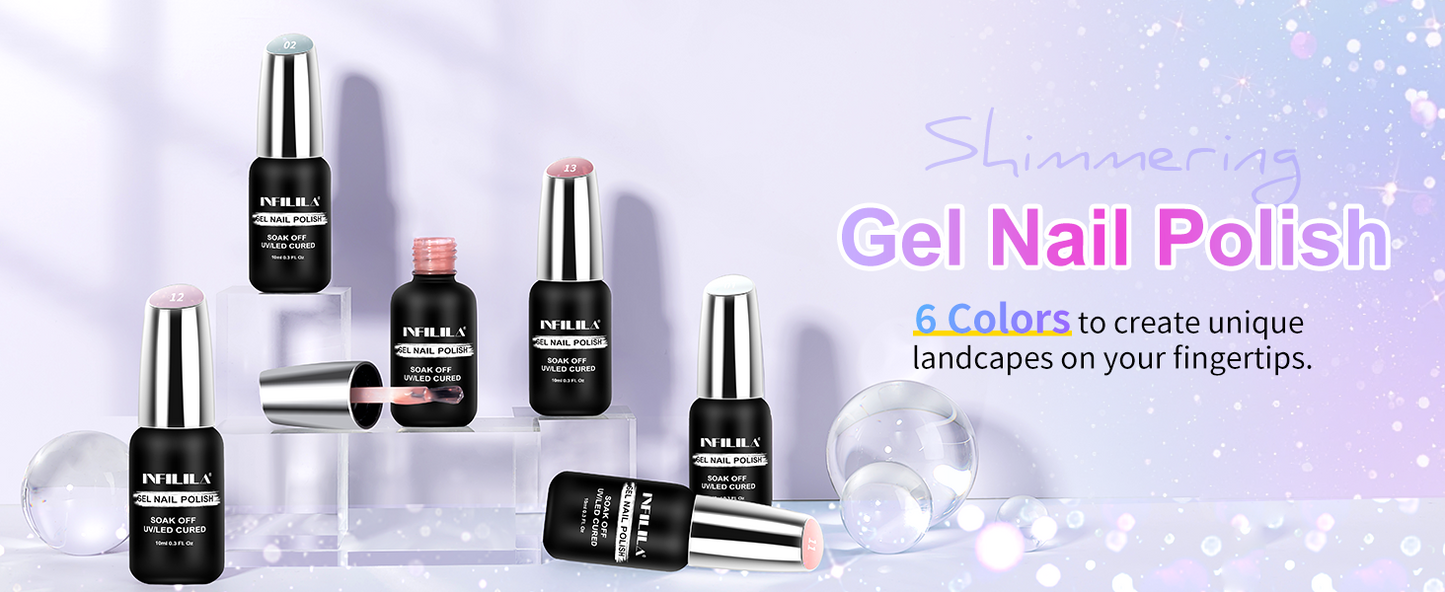 Nude Wedding Gel Polish Set 10ML