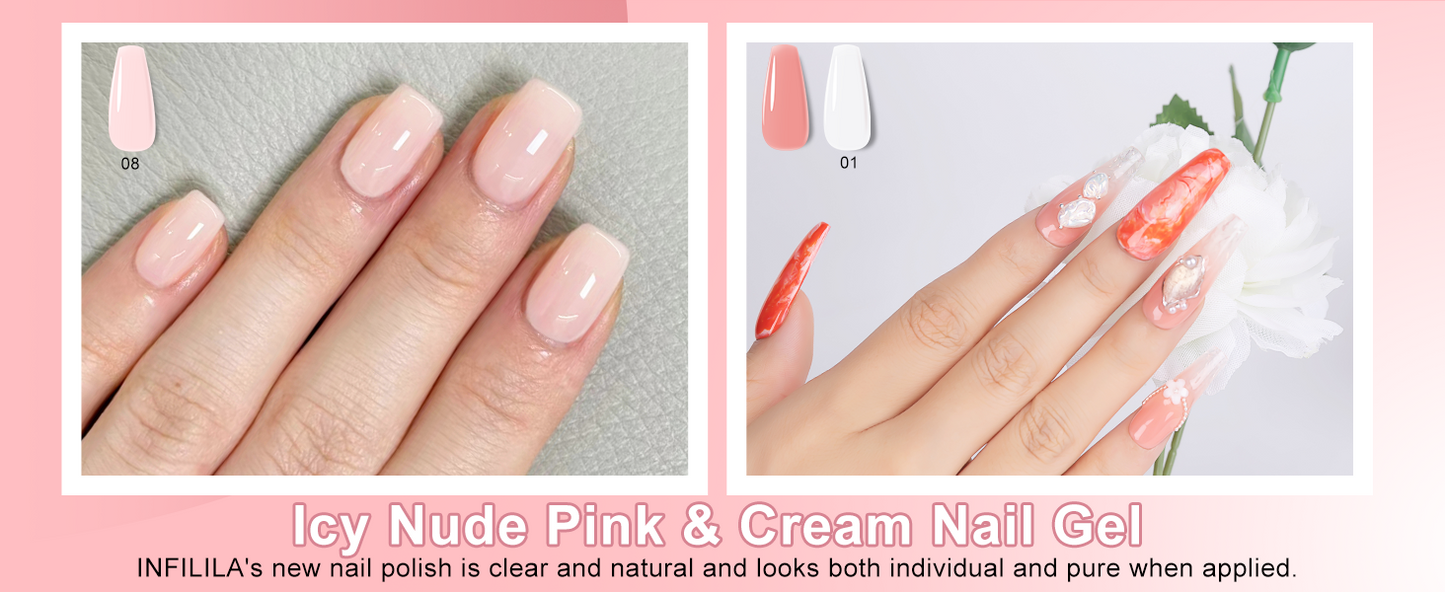 Nude Gel Polish Set 10ML
