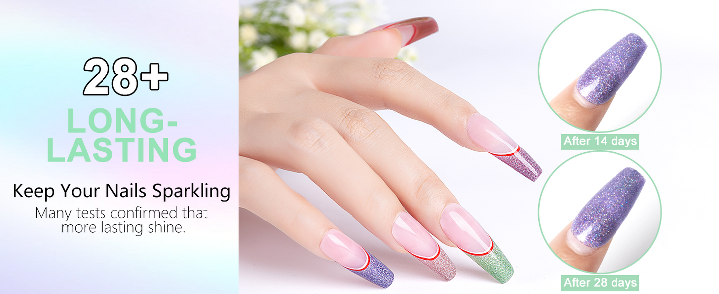 Reflective Glitter Gel Polish 10ml