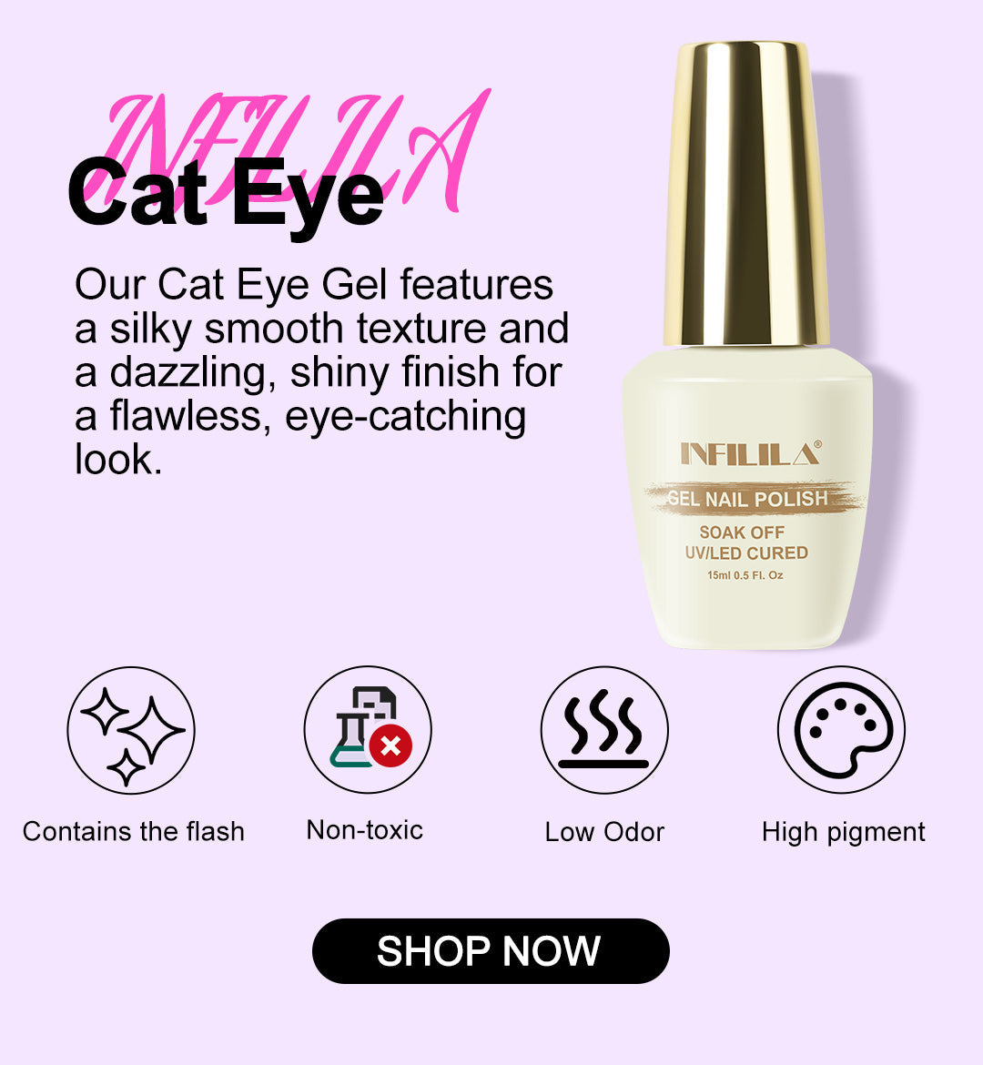 Cat eye polish