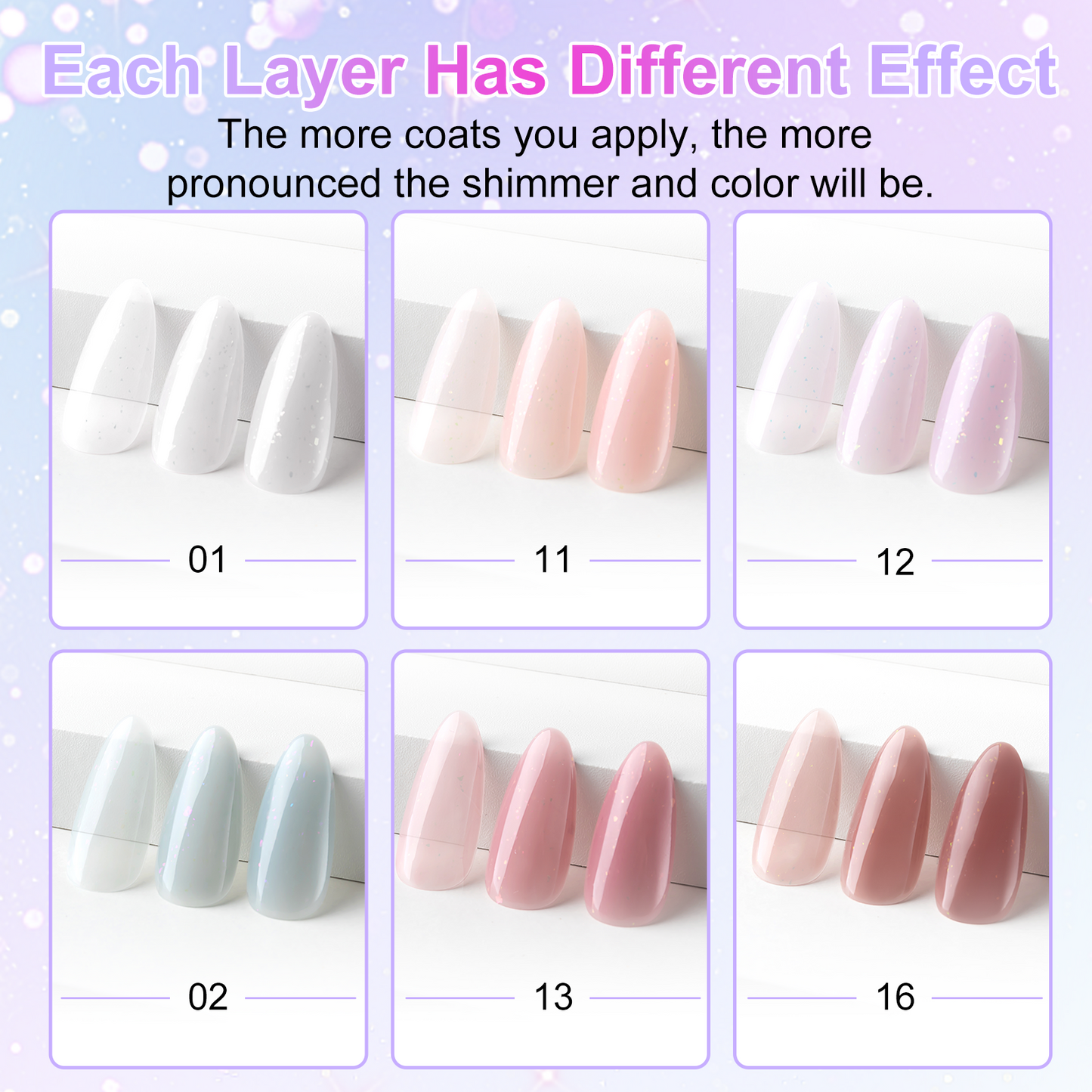 Nude Wedding Gel Polish Set 10ML
