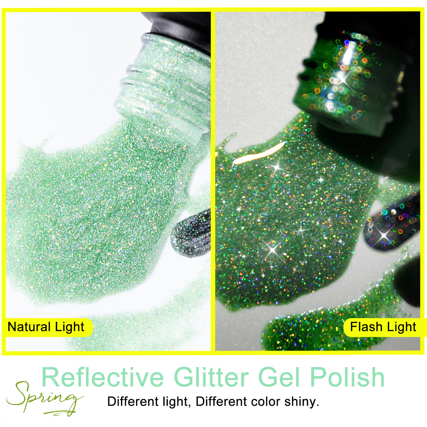 Reflective Glitter Gel Polish 10ml