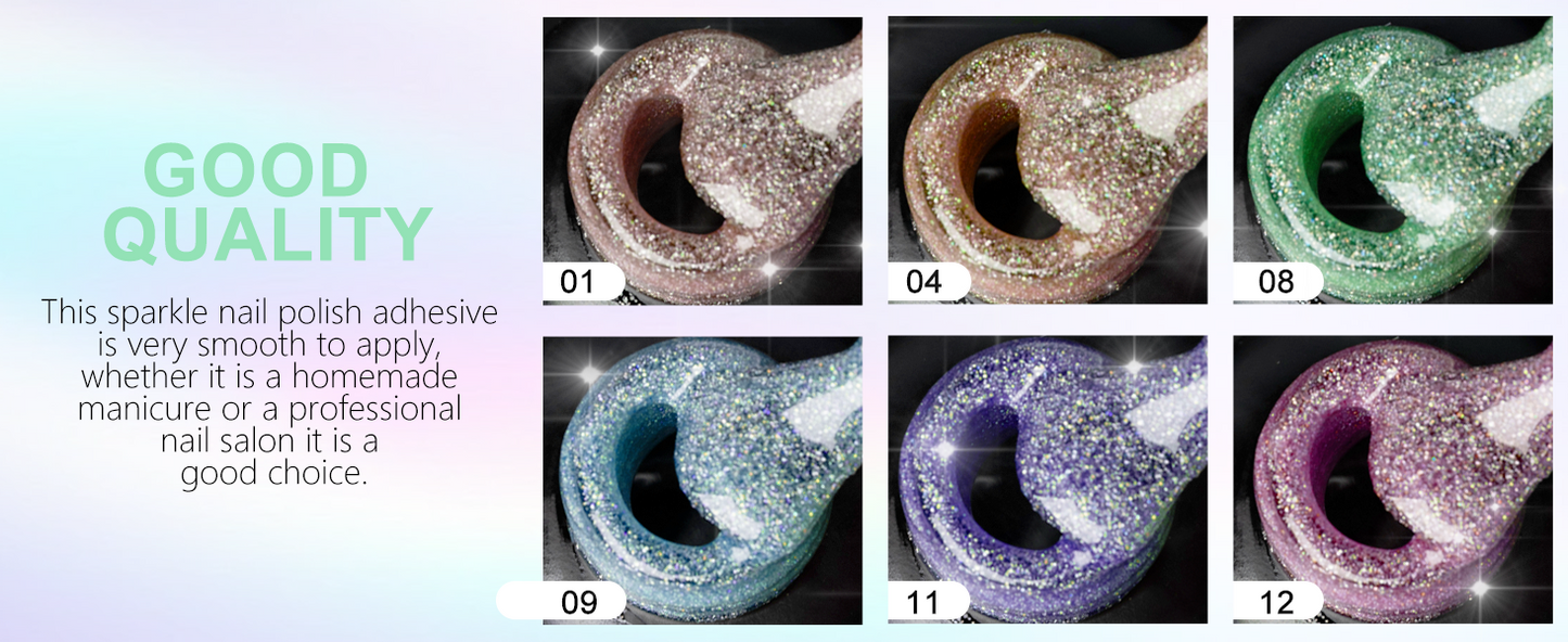 Reflective Glitter Gel Polish 10ml